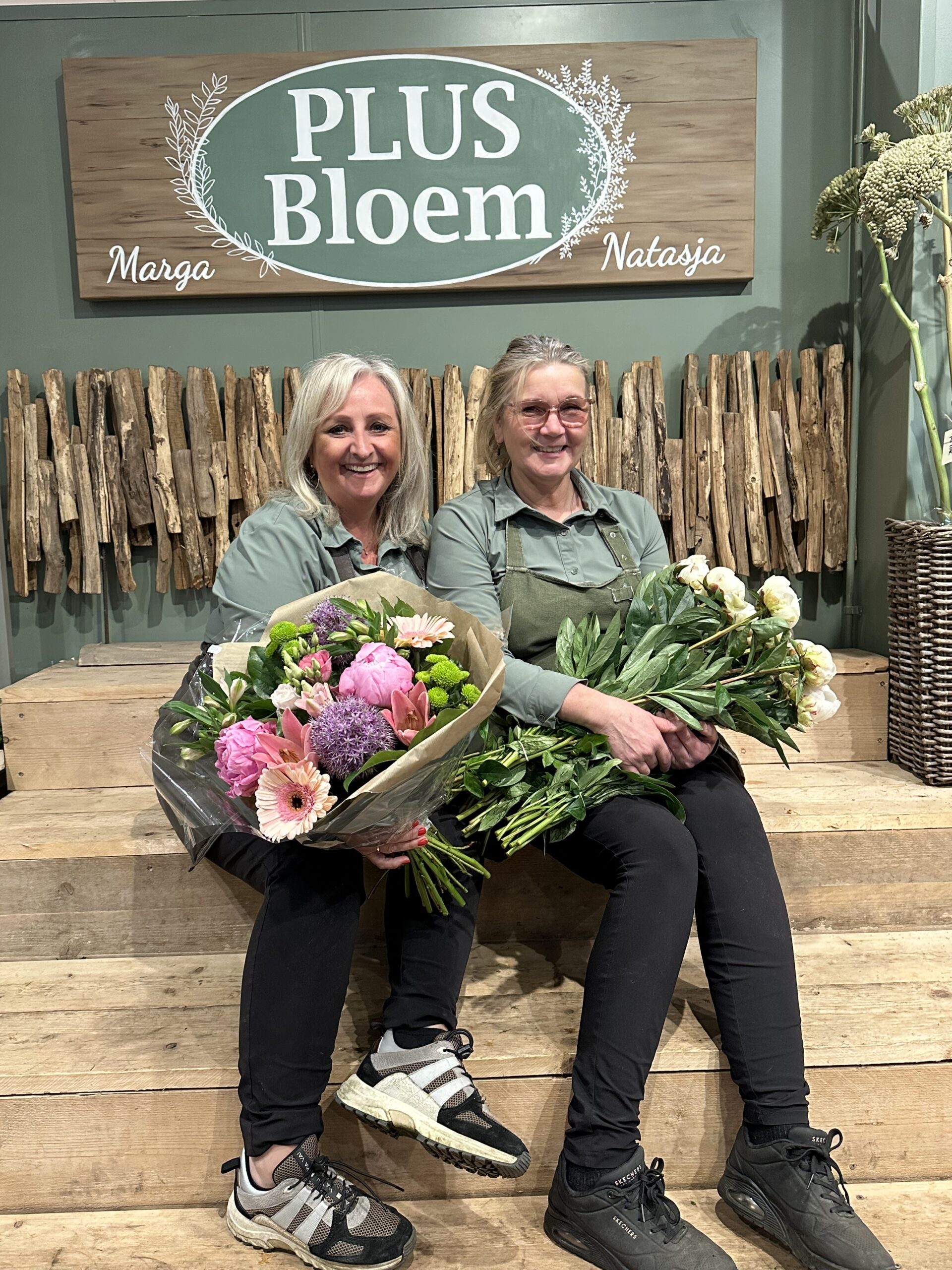 De eigenaren van Plusbloem Bergschenhoek